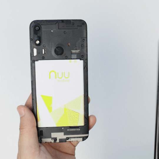 Insert SIM Card Nuu X6
